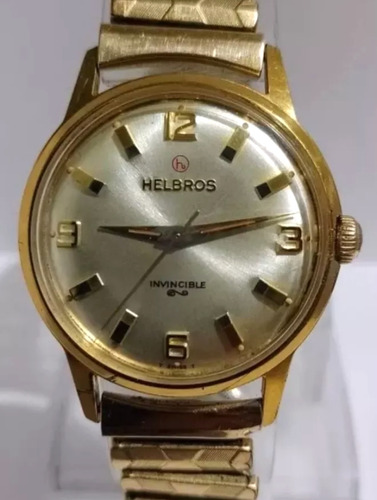 Autentico Reloj Suizo Helbros '60s Antíguo Vintage No Rolex