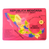 Mapa Geografico De La Republica Mexicana Foami Aprendizaje