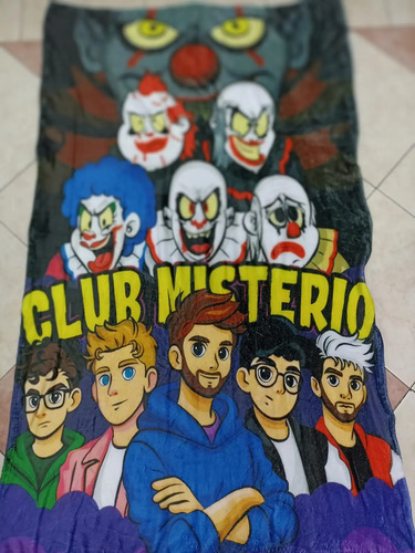 Frazada Fede Vigevani Alfa Club Misterio Unisex