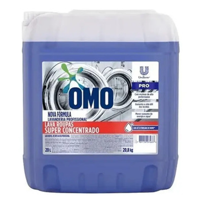 Omo lava-roupas super concentrado lavanderia pro galão 20l | MercadoLivre