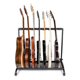 Rok-it - Soporte Plegable De 7 Espacios Para Guitarras Acust