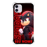 Capa Capinha Personalizada Com Nome Sonic Shadow Logo