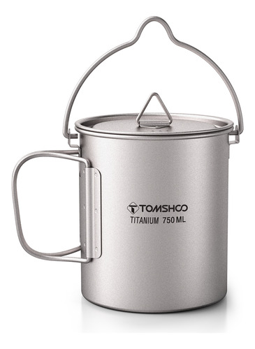 Taza De Titanio Y Maceta Con Mango Tomshoo De Titanio Para E