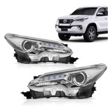 Farol Hilux Sw4 2016 2017 2018 19 2020 Com Led Projetor