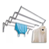 Tendedero Ropa Plegable Apartamento En Aluminio 8 Tubos 80cm