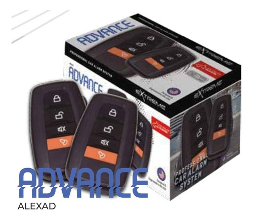 Kit De Alarma Universal Para Auto Extreme Advance Alexad 
