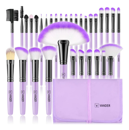 Pinceles De Maquillaje, Vander Professional Juego De Brochas