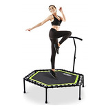 Mini Trampolines Silencioso Con Barra De Mango Ajustable