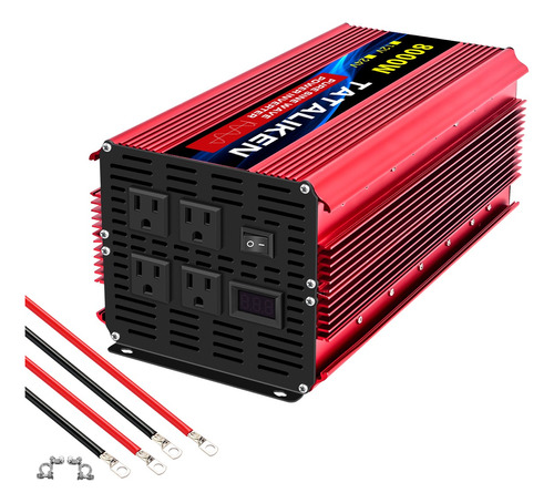 Inversor De Corriente 8000w 12v/110v60hz Múltiples Enchufe