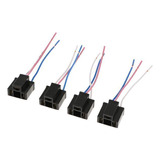 2x 4 Piezas H4 Adaptadores Hembra Conector De Arnés De