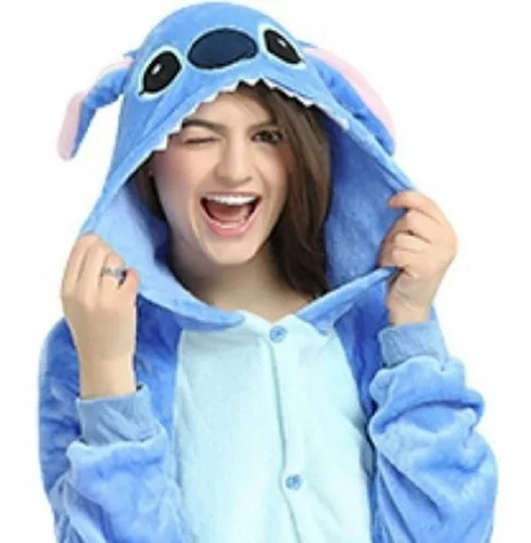 Stitch Kigurumi Pijama Fantasia - Pronta Entrega