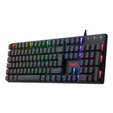 Teclado Gamer Redragon Shrapnel Mecanico Rgb Español