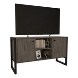 Rack Steel Innovata Two Para Tv De 42'' Con Puertas De Abrir