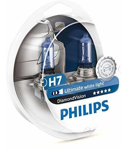 Philips - Diamond Vision Halógena H7 Bombillas Hid (par)