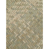 Petate Tapete Huasteco Artesanal De Palma Natural 170x115cm