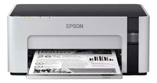 Impresora Epson Ecotank M1120 Con Wifi Blanca Y Negra 220v