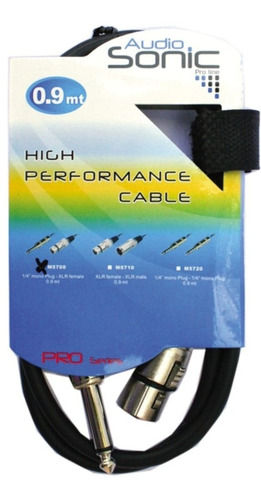 Cable Plug 6.5 A Canon Hembra 0.9 Mt Profecional M5700 