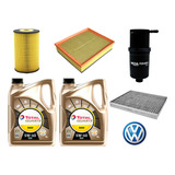 Kit Filtros Vw Amarok 2.0 Td + Aceite Total 9000 5w40 8l