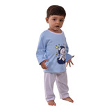 Pijama Infantil Longo Menino Menina Bebê Frio Barato Roupa 