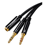Cable Audio Ugreen Jack 3.5mm Hembra A 2x 3.5mm Macho Abs