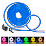 Cinta Neon Flex 5 Metros Tira De Luces Flexible Colores 