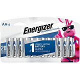 Energizer - Pilas De Litio Aa Batería Doble A 12 Unidades