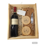 Regalo Empresarial Premium: Caja Con Vino Angelica Zapata