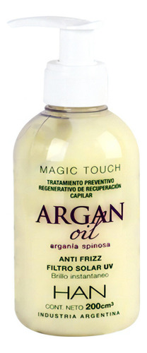 Han Tratamiento Reparador Magic Touch Argan Oil Metodo Curly