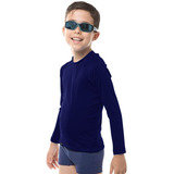 Camisa Infantil Com Proteção Solar Uv Fps50+ Manga Longa