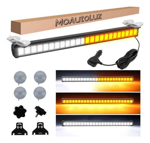 Barra Torreta Estrobo Luz Luces Código Policia 216led 45puLG