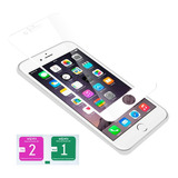 Mica Cristal Templado 9d Para iPhone 6 Plus Blanco