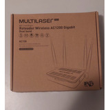 Roteador Wireless Multilaser Pro Ac 1200mbps Ipv6 - Re708