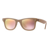 Ray Ban Rb4340 61667y Wayfarer Ease Marron Rosa Espejo