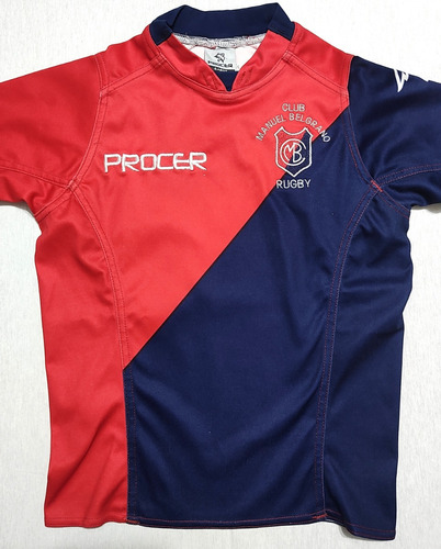 Camiseta De Rugby, Club Belgrano Procer. Talle 6 De Niño