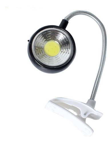 Luz Led Clip Lectura Libro Atril Partitura Consola Flexible