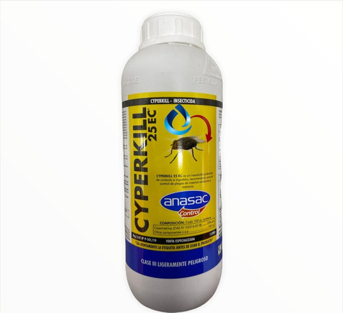 Cyperkill 25ec Anasac 1 Litro Insecticida