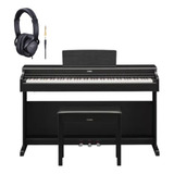 Piano Digital Yamaha Ydp165b Arius 88 Teclas + Fone