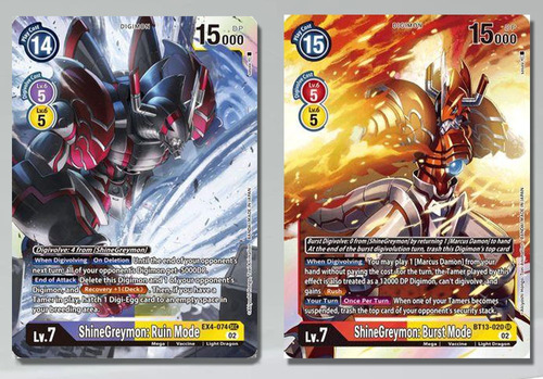 Deck Digimon  Shinegreymon Ruin Mode 