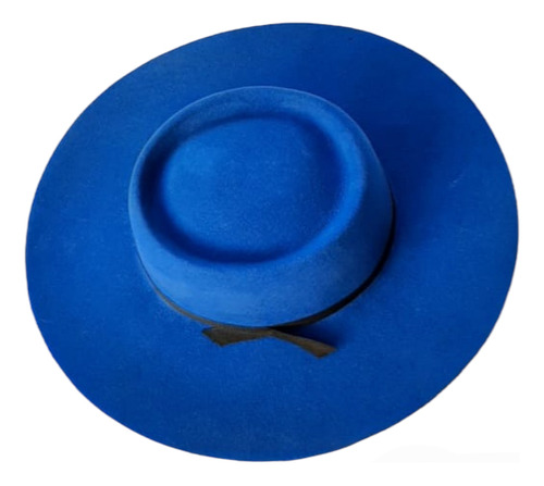 Sombrero Paño Gaucho Vellón De Oveja Natural 1- Calidad 