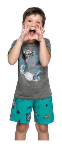 Pijama Infantil Algodão Roupa Menino Moda Pronta Entrega