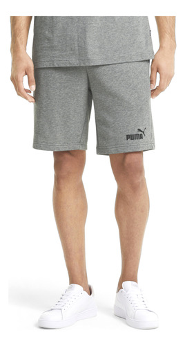 Short Puma Essentials Slim Sportstyle Hombre Moda Gris