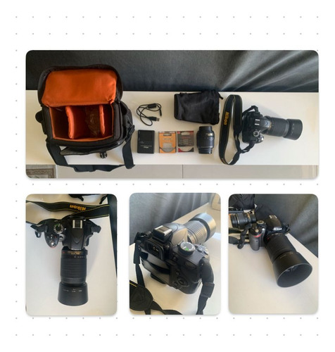  Nikon Kit D3200 + Lente 18-55mm Vr + Lente 55-200mm 
