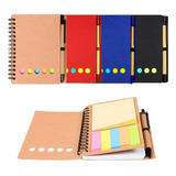 4pc Cuaderno Inteligente Con Pluma Y Notas Adhesiva