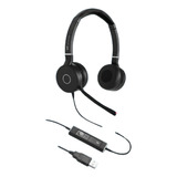 Diadema Call Center Usb  Vtx200 Pro Unc Duo Negra 