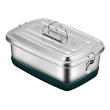 Bento Lunch Box Recipientes Para Almuerzo A Prueba De 2000ml