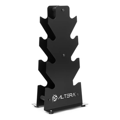 Rack Para Mancuernas Estante Porta Mancuerna Hecho De Acero Negro | Envío gratis