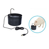 Fuente De Agua Para Gato 2 Litros Negra