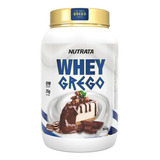 Suplemento Em Pó Nutrata  Grego Whey Grego Whey Proteins Whey Grego Sabor  Cheesecake De Chocolate Em Pote De 900ml