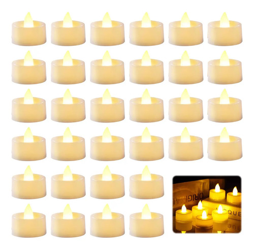 50 Velas Decorativas Led Electrónicas Realistas A Batería