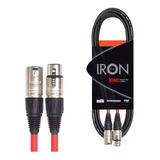 Cable Microfono Kwc Iron 240 Canon/canon  1,5 Mts Oferta!